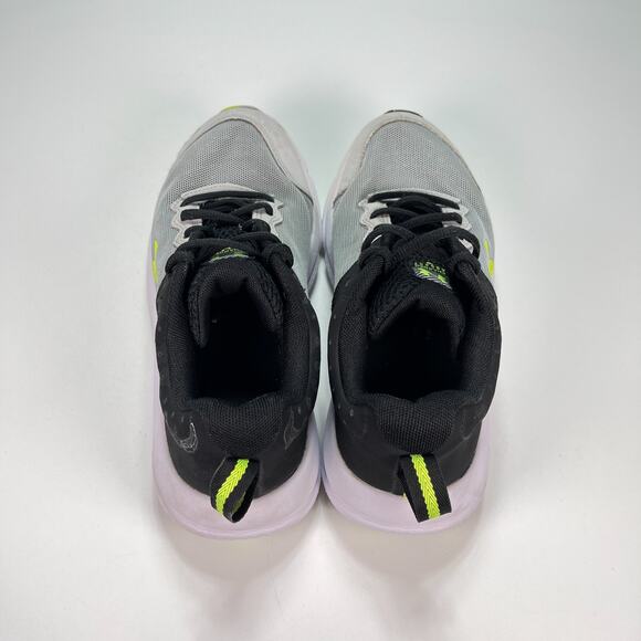 Under Armour Charged Assert 10 Gray Black Running Shoes 3026182-105 Youth Size 6 - Picture 6 of 10